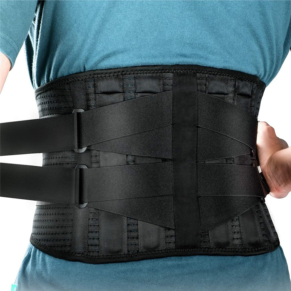 Breathable Back Support Belt for Warehouse Workers & Truck Drivers