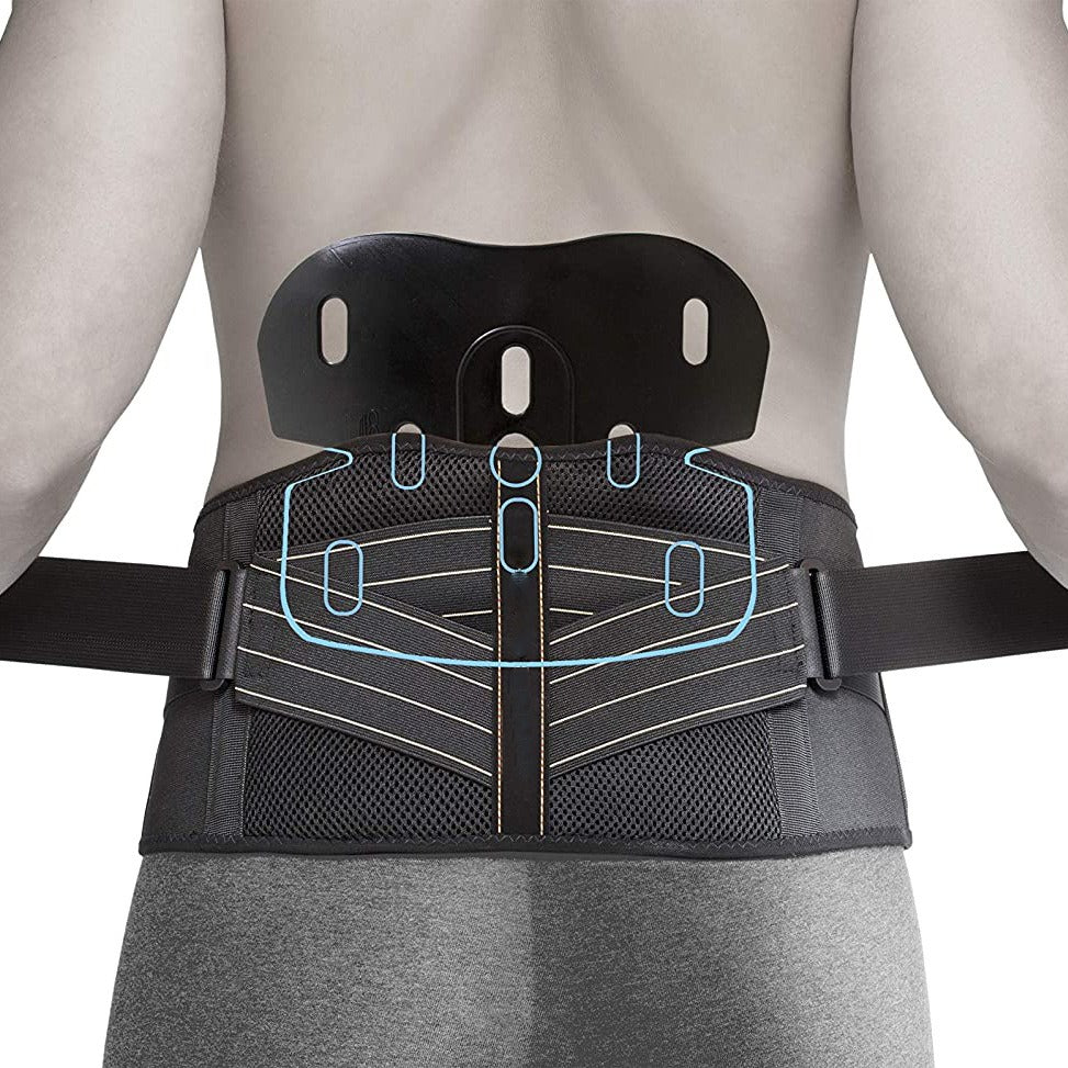 Breathable Back Support Belt for Warehouse Workers & Truck Drivers