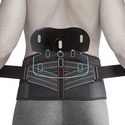 Breathable Back Support Belt for Warehouse Workers & Truck Drivers