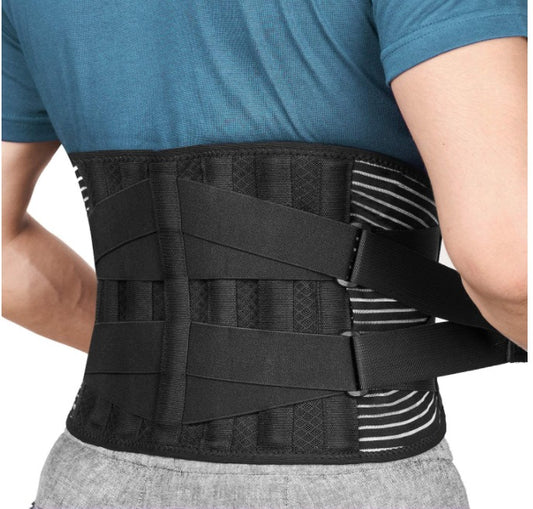 Breathable Back Support Belt for Warehouse Workers & Truck Drivers